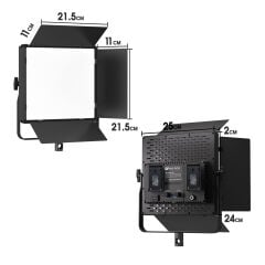 GDX CF-900R Rgb Led Tekli Video ve Fotoğraf Işık Seti