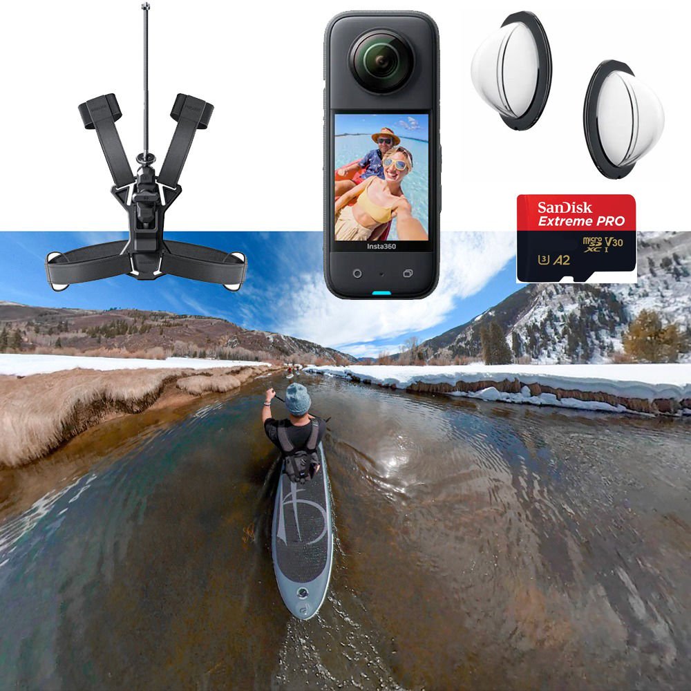 Insta360 X3 Aksiyon Kamera - Doğa Sporları Seti 2