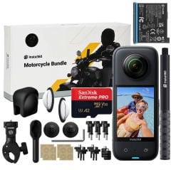 Insta360 X3 Aksiyon Kamerası - Motosiklet Kiti (Full Power)