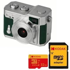 Acton Picco Retro Anahtarlık Kamera (Yeşil) 32GB Kartlı Kit