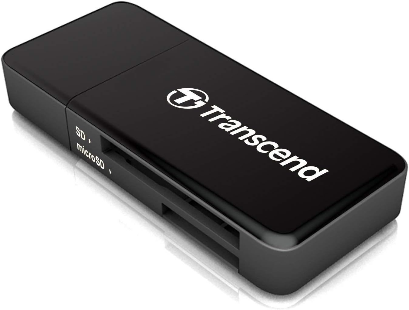 TRANSCEND TS-RDF5K SD/MicroSD Card USB 3.1 Gen 1, Black