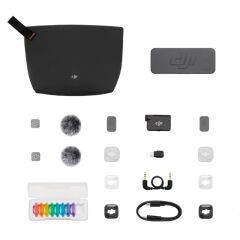 DJI Mic Mini 2S Kablosuz Mikrofon Sistemi (2 TX + 1 RX + Şarj Kutusu)