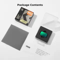 K&F Concept Dji Osmo Pocket 4P İçin Işık Kirliliği Önleyici Filtre (Anti-Light Pollution) (Metal)