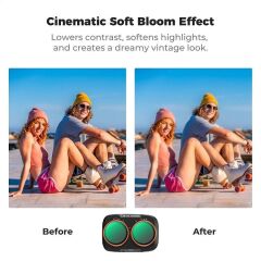 K&F Concept Dji Osmo Pocket 4P İçin Mist VND Filtre (ND2-32 & Black Mist 1/4)