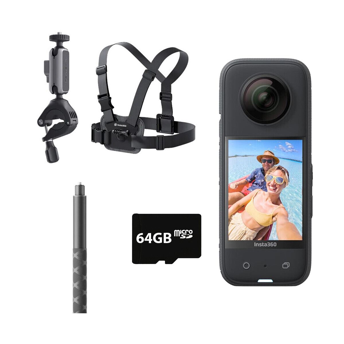 Insta360 X3 Aksiyon Kamera - Bisiklet Kiti