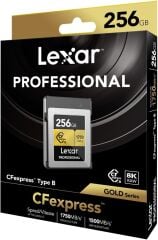 Lexar 256GB Professional CFexpress Tip B Kart GOLD Serisi