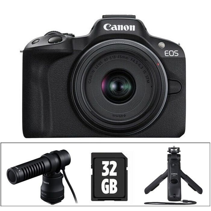 Canon Eos R50 Content Creator Kit (Canon Eurasia Garanti)