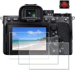 Backpacker Sony FX3 / FX30 / A1 / A7RII / A7SII / A7II / A7III / A7SIII / RX100-ZV1 / ZV-E10 // RX100 VII / A7C Lcd Koruma Camı