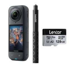 Insta360 X5 + Görünmez Çubuk + 128GB Kartlı Kit