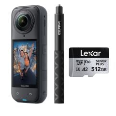 Insta360 X5 114cm Invisible Stick + 512GB Kartlı Kit