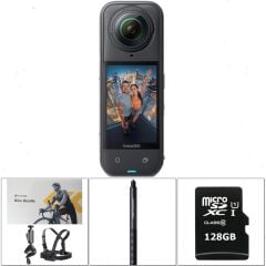Insta360 X5 Bisiklet Kiti (Görünmez Çubuk + 128GB Kartla)