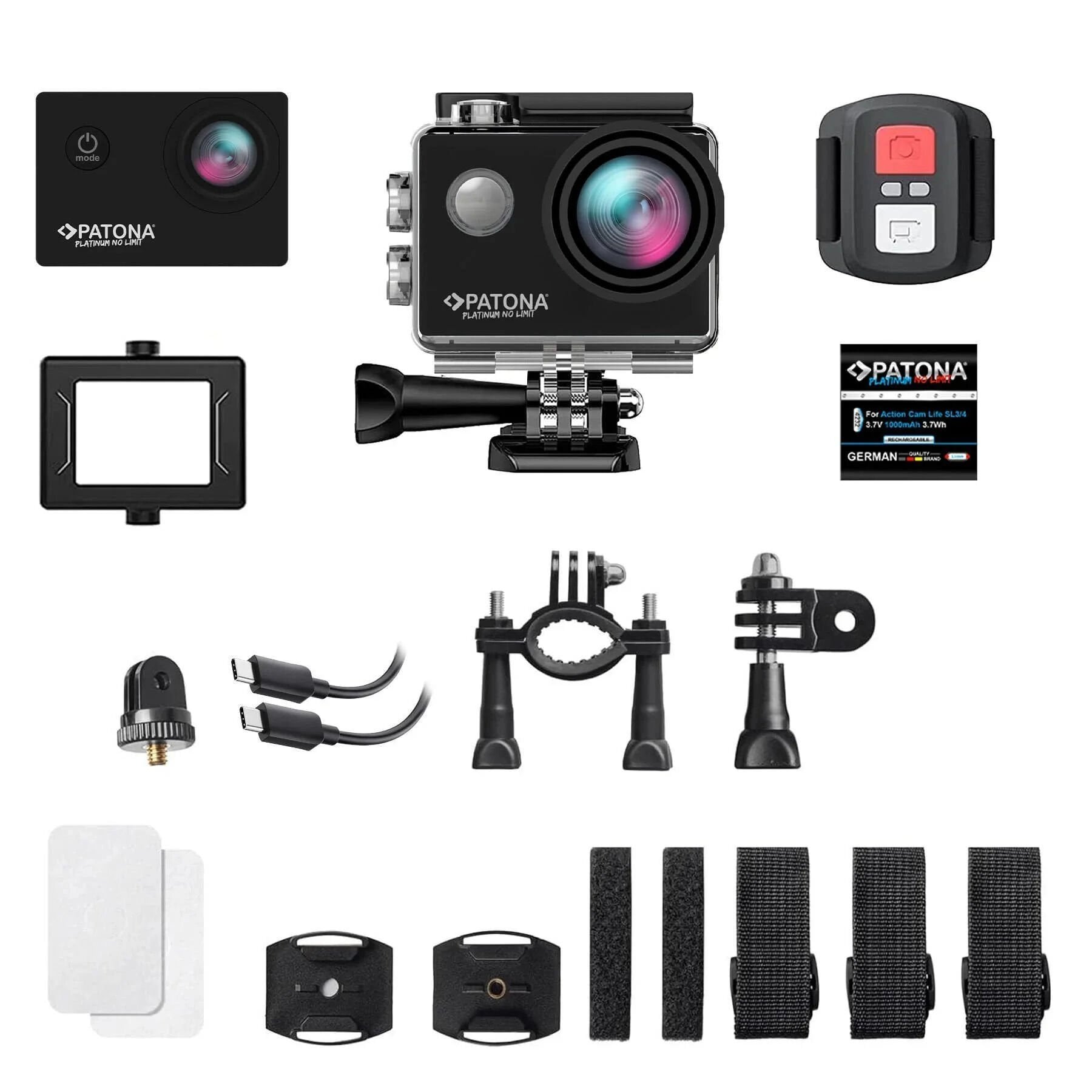 PATONA Platinum Action Cam Life SL3 4K Aksiyon Kamera