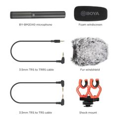 Boya BY-BM2040 Super-Cardioid Shotgun Mikrofon