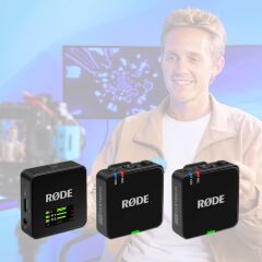 Rode Wireless GO Gen 3, 2 Kişilik Kablosuz Yaka Mikrofonu
