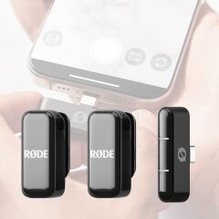 RODE Wireless Micro İkili Kablosuz Yaka Mikrofonu (Type-C)