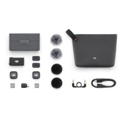 DJI Mic 3 İkili Kablosuz Yaka Mikrofonu