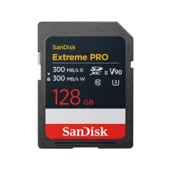 SanDisk Extreme PRO 128GB SD UHS-II Kart (V90)