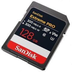 SanDisk 128GB Extreme Pro SD UHS-II 300 MB Kart (V90)