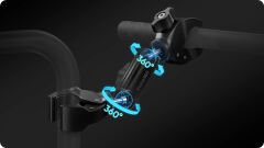 Insta360 Motorcycle Selfie Stick Support Clamp (Motosiklet Selfie Çubuğu Destek Kelepçesi)