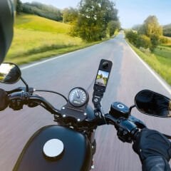 Insta360 X4 Motosiklet Kiti + 114cm Görünmez Çubuk