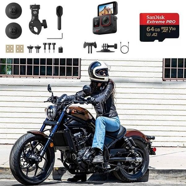 Insta360 Ace Pro Motorsiklet Kiti 2 (Action Stick)