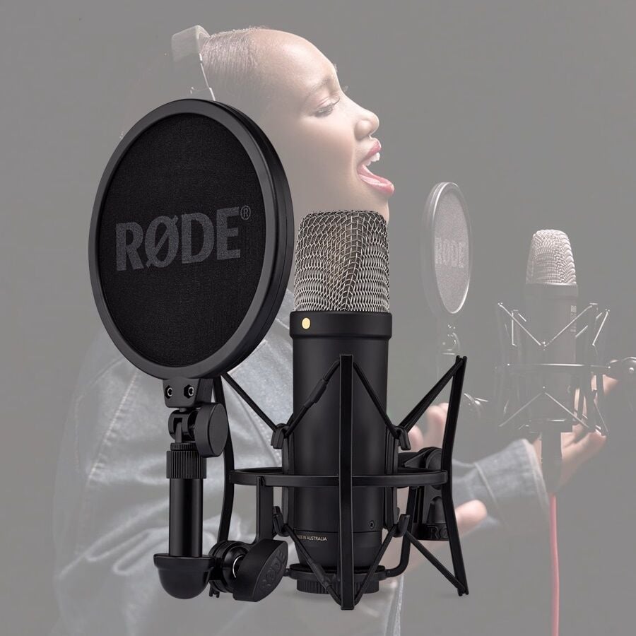 Rode NT1 5th Generation XLR/USB Condenser Mikrofon (Siyah)