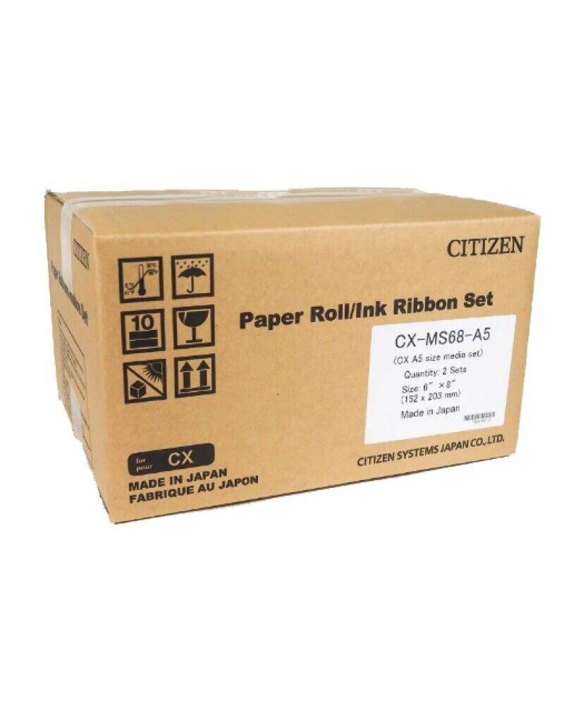 Citizen CX-02 15x20cm Kağıt & Ribbon (2x200 yaprak)
