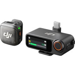 DJI Mic 3 Tekli Kablosuz Yaka Mikrofonu