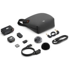 DJI Mic 3 Tekli Kablosuz Yaka Mikrofonu