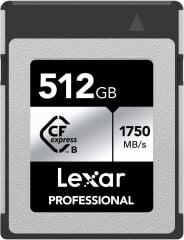 Lexar 512GB Professional 2.0 Type B CFexpress Kart