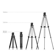 SmallRig 5442  FSD14 FreeSpeed Alüminyum Alaşımlı Video Tripod