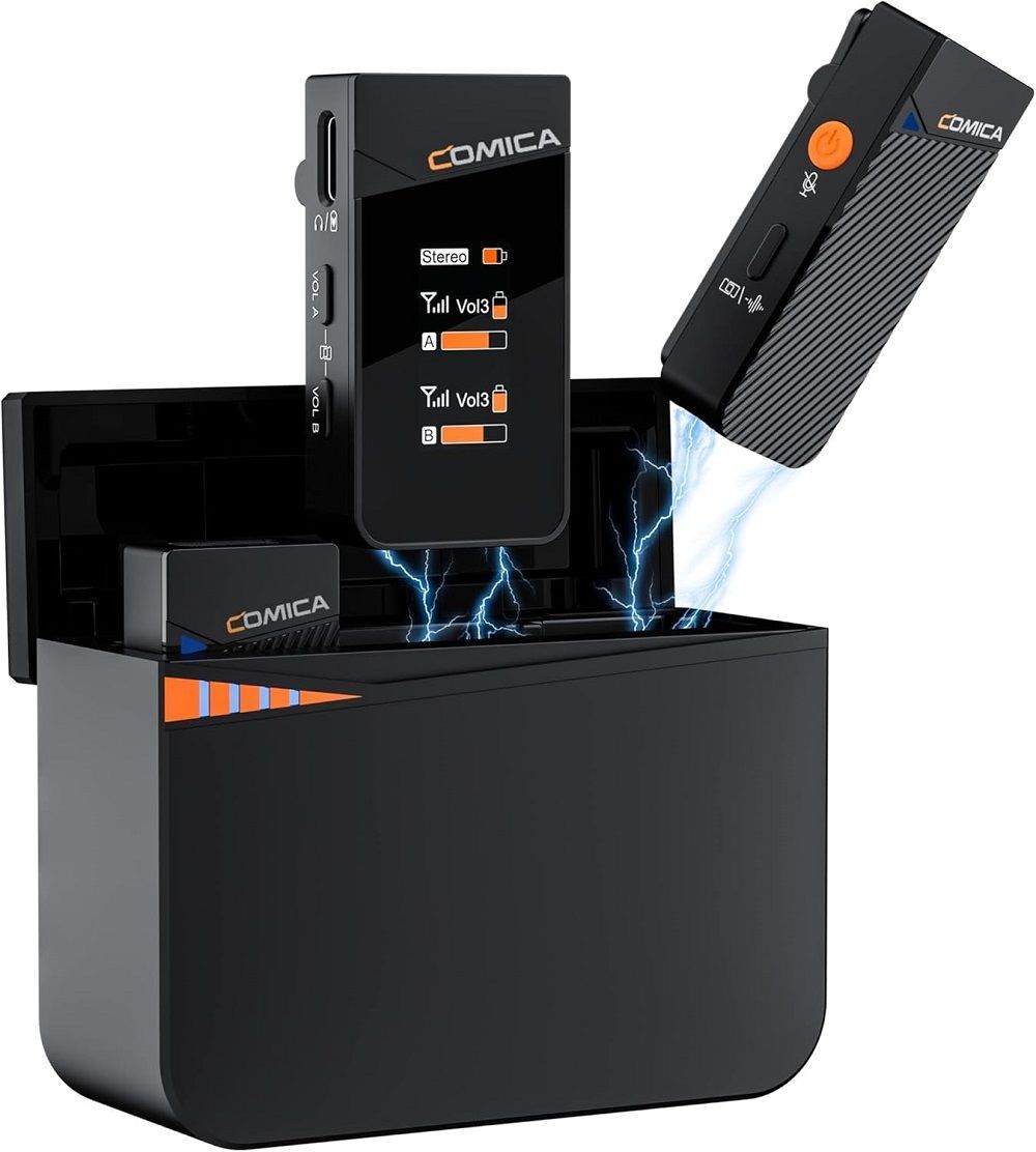 Comica Vimo C3 (2) Kanallı Mini Kablosuz Yaka Mikrofonu