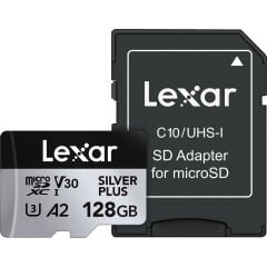 Lexar 128GB Professional SILVER PLUS micro SD Hafıza Kartı