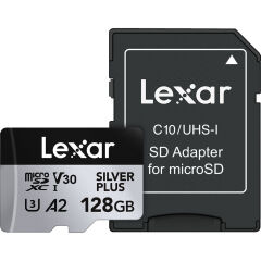 Lexar 128GB Professional SILVER PLUS micro SD Hafıza Kartı