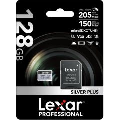 Lexar 128GB Professional SILVER PLUS micro SD Hafıza Kartı