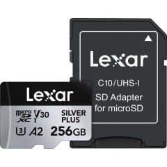 Lexar 256GB Professional SILVER PLUS micro SD Hafıza Kartı