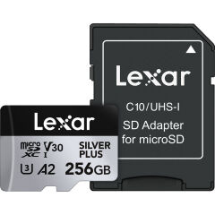 Lexar 256GB Professional SILVER PLUS micro SD Hafıza Kartı
