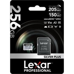 Lexar 256GB Professional SILVER PLUS micro SD Hafıza Kartı