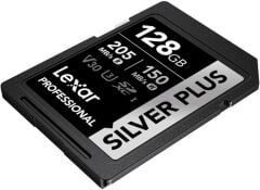 Lexar Professional 128GB 205 MB/s Silver Plus SD Hafıza Kartı