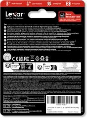 Lexar 256GB Professional Silver Plus V30 SD Hafıza Kartı