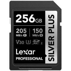 Lexar Professional Silver Plus LSDSIPL256G UHS-I U3 V30 256 GB Hafıza Kartı