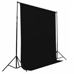 Gdx Seyyar Siyah Fon Perde (Katlanabilir Kumaş) 3x3 Metre