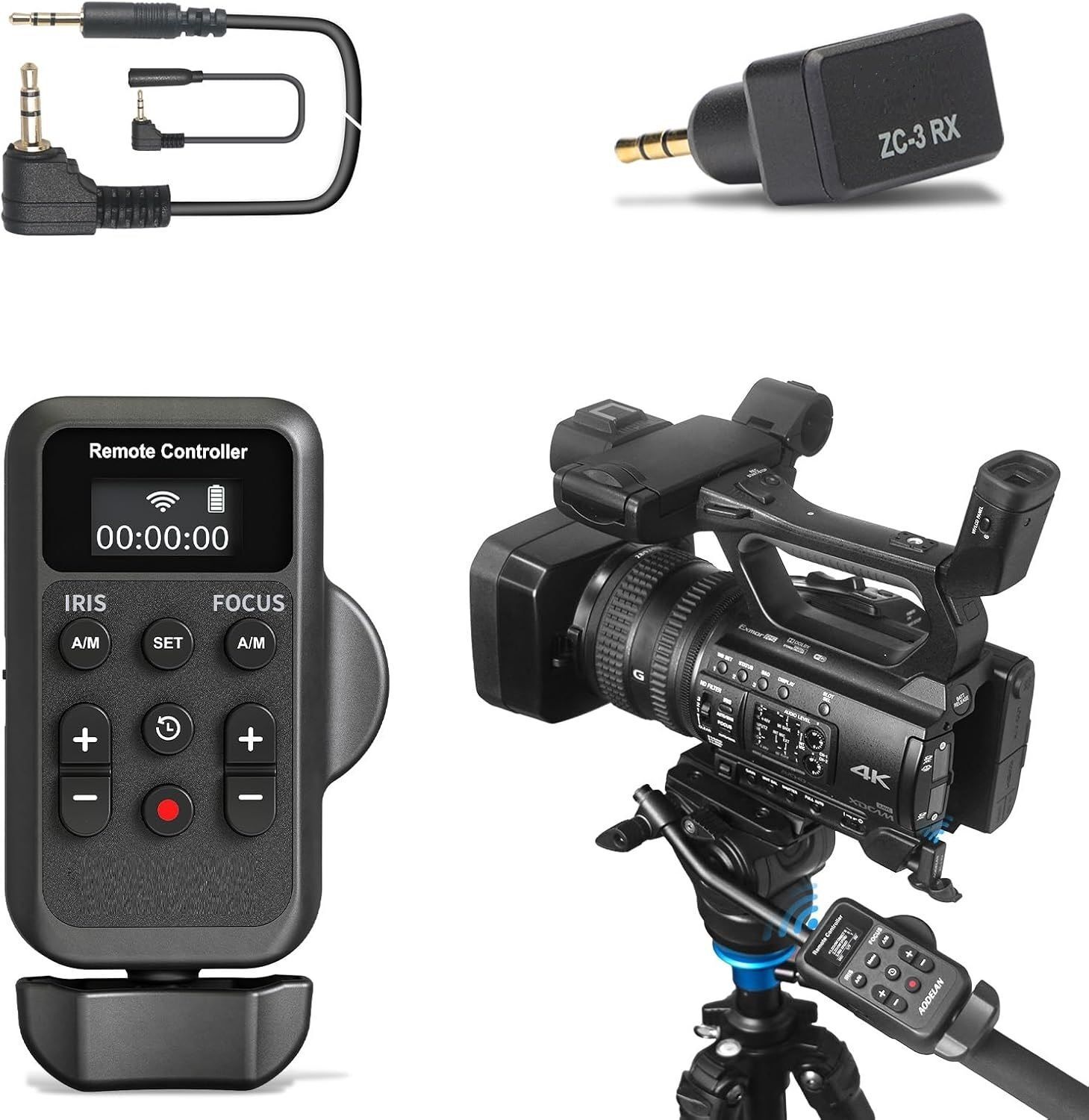 AODELAN ZC-3 Kablosuz Uzaktan Kumanda Sony ve Canon Kameralar için