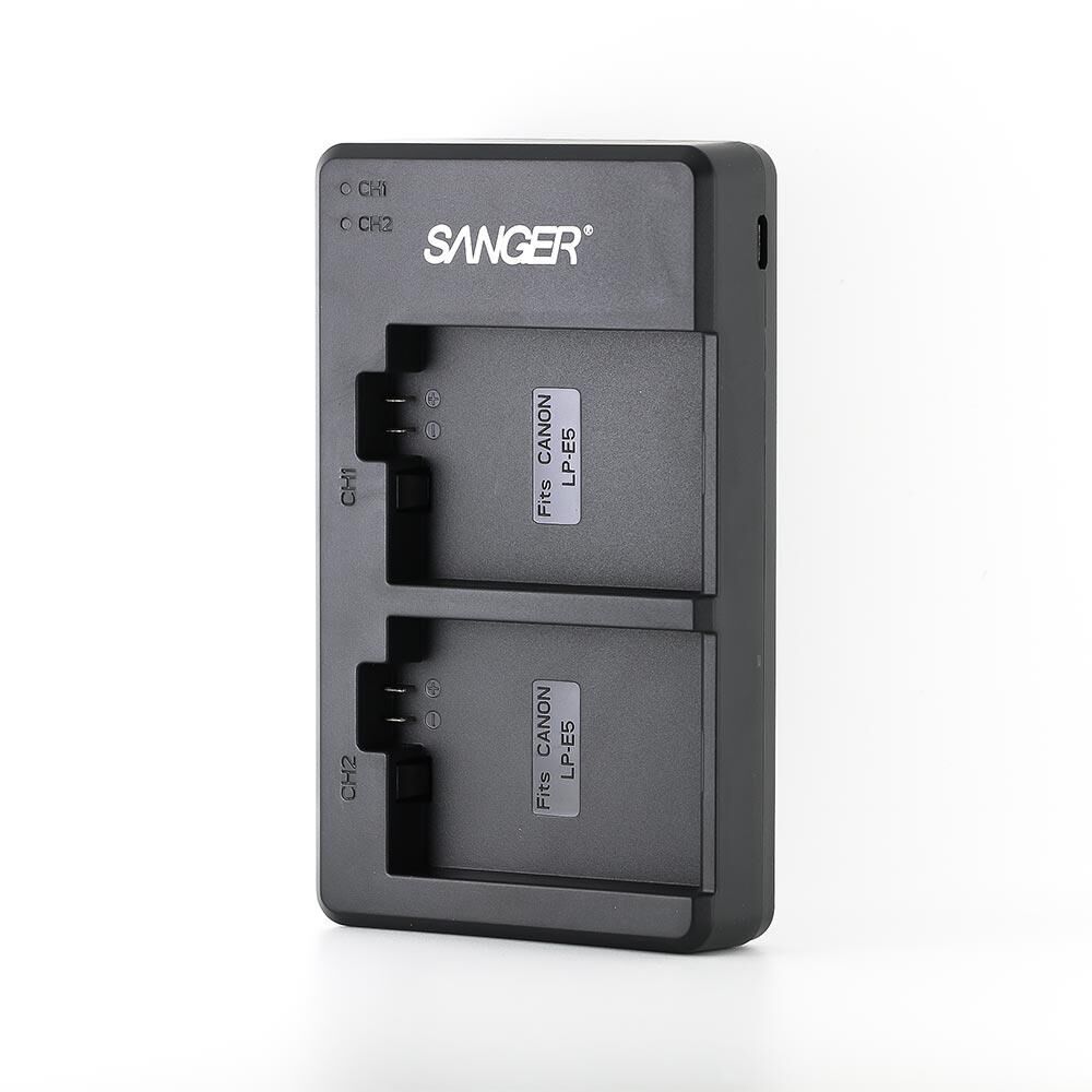 Sanger LP-E5 Canon İkili USB Şarj Aleti