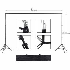 Gdx Seyyar Beyaz Fon Perde (Katlanabilir Kumaş) 3x3 Metre