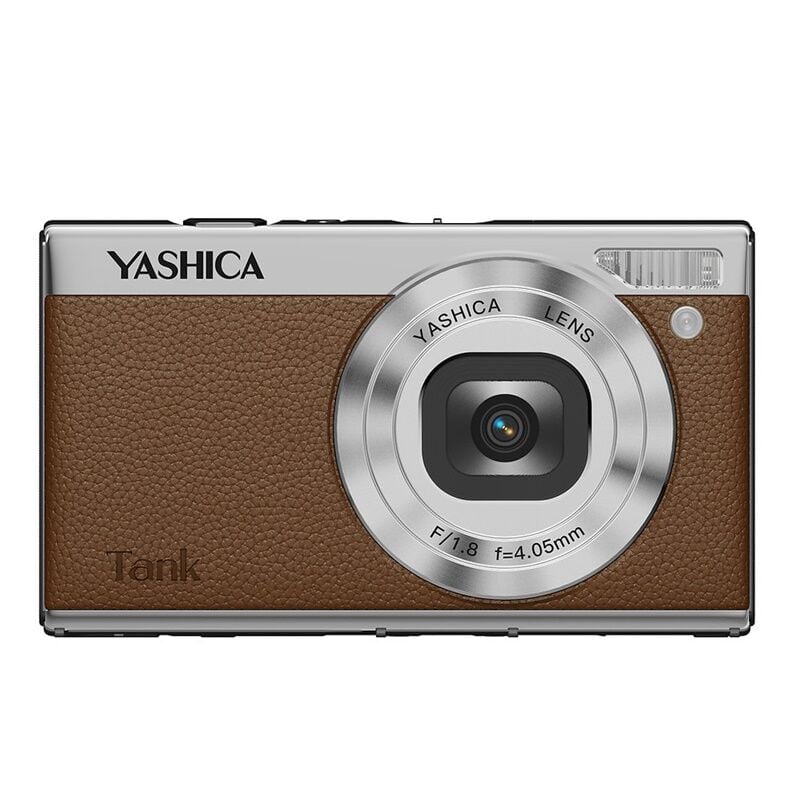 YASHICA Tank Kompakt Dijital Fotoğraf Makinesi (Kahverengi)