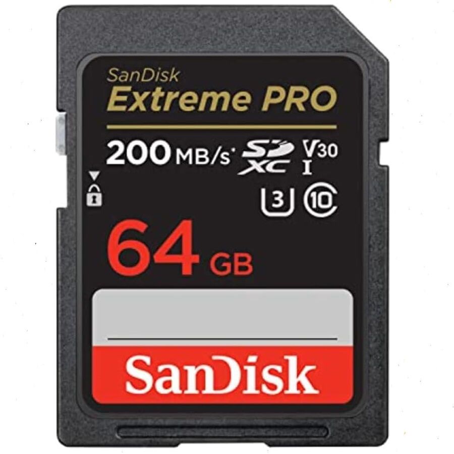 SanDisk 64GB Extreme PRO V30 200MB SD Kart