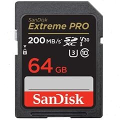 SanDisk 64GB Extreme PRO V30 200MB SD Kart