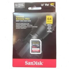 SanDisk 64GB Extreme PRO V30 200MB SD Kart