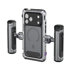SmallRig 5584 Megatron Edition iPhone 17 Pro Max  için Çift El Tipi Mobil Cihaz Kiti
